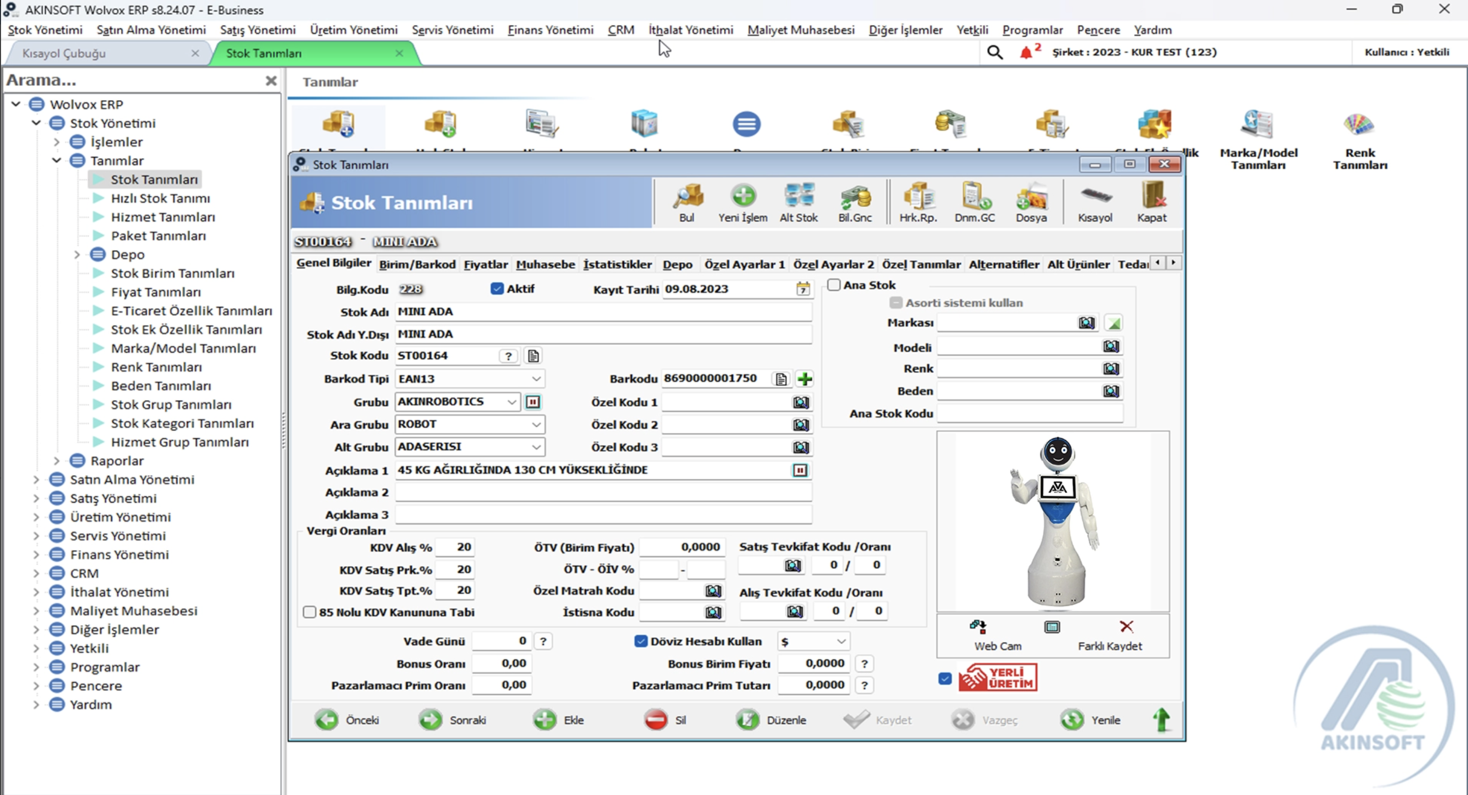 AKINSOFT Wolvox ERP
